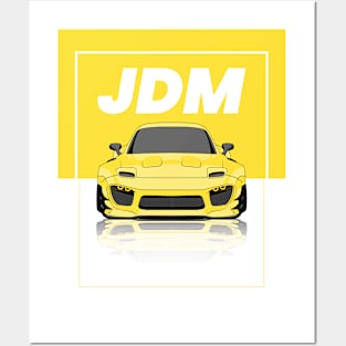 vector illustration of sport car in poster form Posters and Art